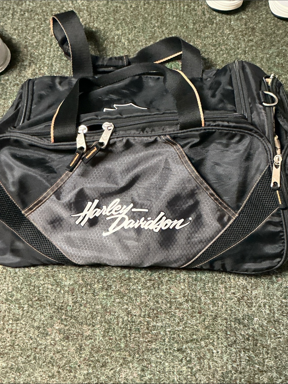 Harley Davidson *BLACK* Duffel ready Bag